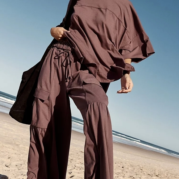 FREE PEOPLE "Russell Set" in  Chocolate Merlot SOLD OUT ONLINE! - Picture 5 of 14
